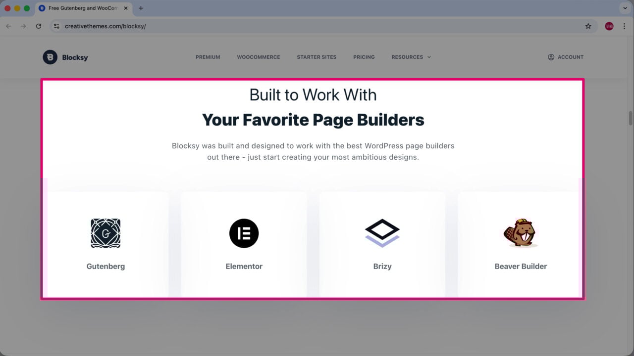 Blocksy 通用頁面編輯器
