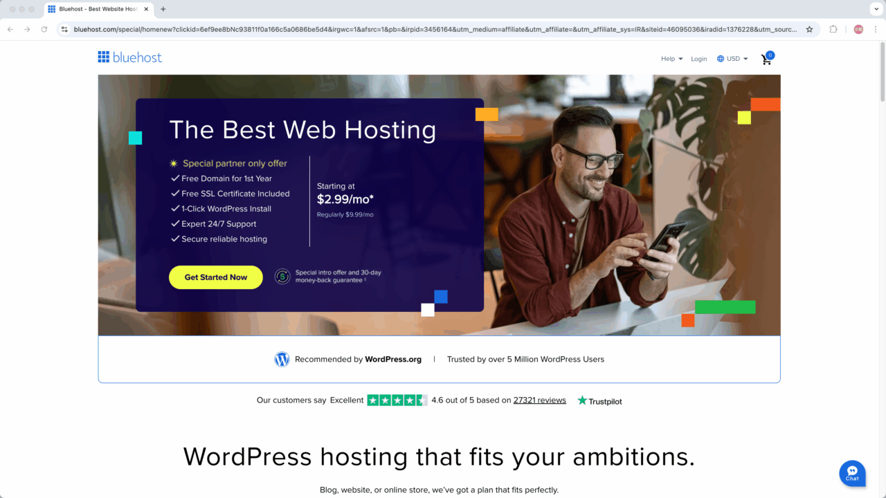 Bluehost 首圖 202512