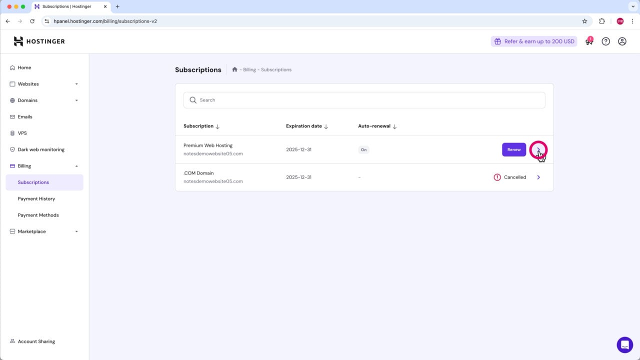 Hostinger 主機方案 更多選項