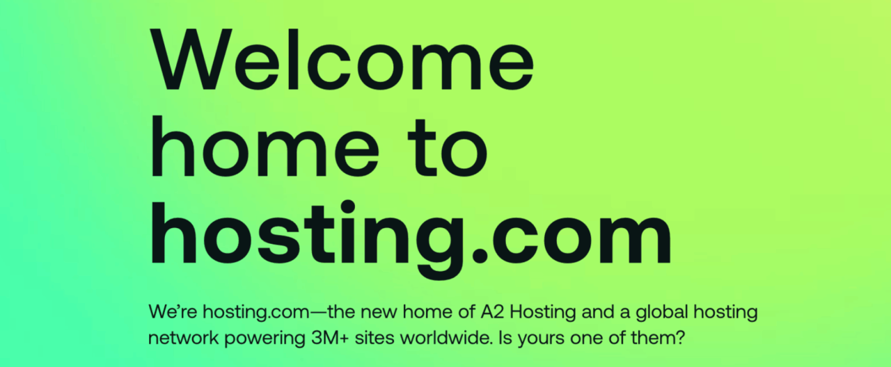 hosting.com 舊稱 A2 hosting