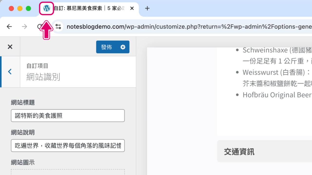 網站圖示分頁標籤小圖標